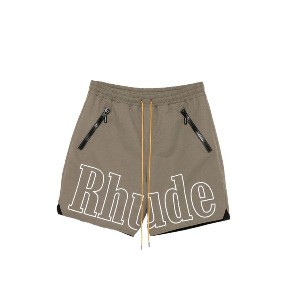 Rhude Green Shorts - Track & Running Shorts Men
